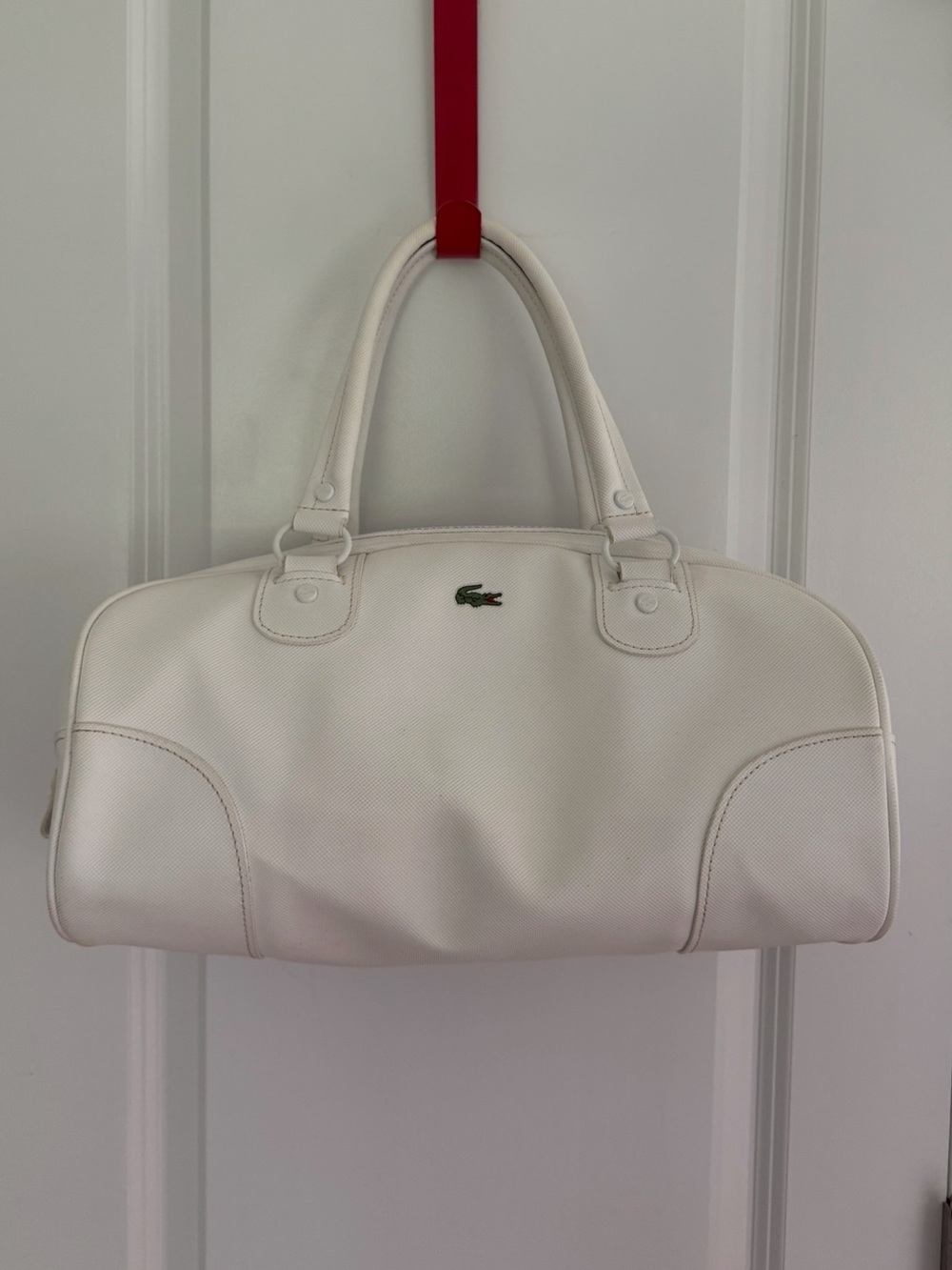 Lacoste Coated Top Handle Bag